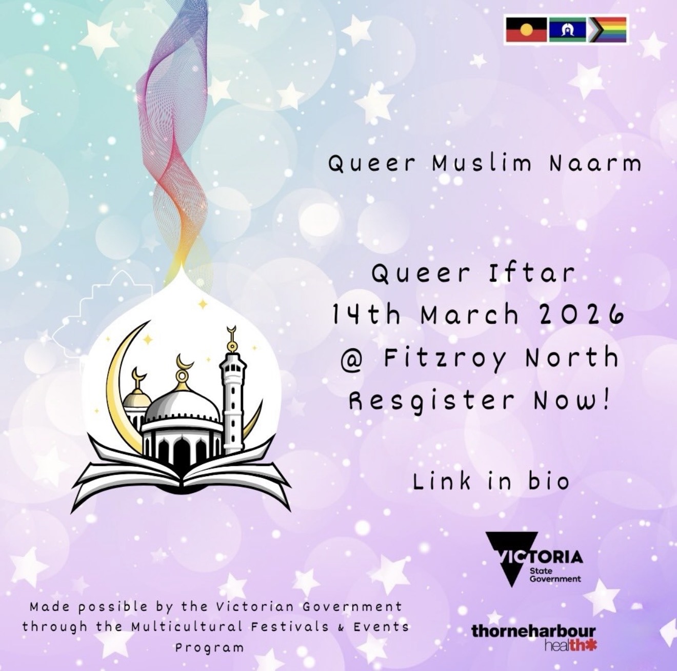Queer Muslim Naarm Queer Iftar